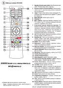 Český návod pro dálkový ovladač Orava LT-1410 LED B130SC originální dálkový ovladač