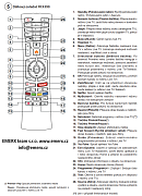 Český návod pro dálkový ovladač Orava LT-1120 LED A230B  originální dálkový ovladač