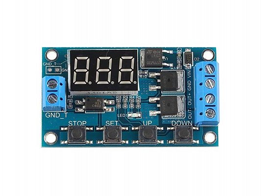 Časovač - programovatelný časový spínač s tranzistory MOSFET