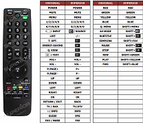 LG 19LU4010 náhradní dálkový ovladač jiného vzhledu