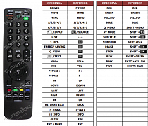 LG 22LE3000 náhradní dálkový ovladač jiného vzhledu