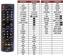 LG 22MT47DCPZ náhradní dálkový ovladač jiného vzhledu