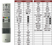 LG 26HIZ20 náhradní dálkový ovladač jiného vzhledu