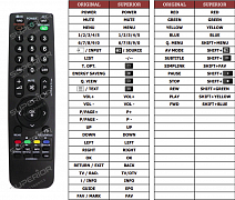 LG 26LD300 náhradní dálkový ovladač jiného vzhledu