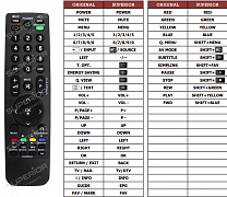 LG 26LH2020 náhradní dálkový ovladač jiného vzhledu