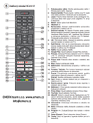 Český návod pro dálkový ovladač Toshiba CT-8564 originální dálkový ovladač