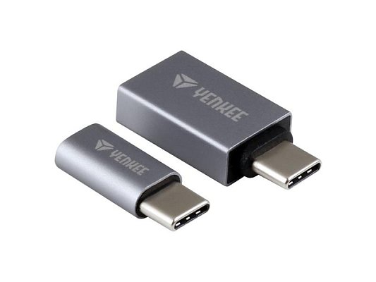 Adaptér YENKEE YTC 021 USB C na Micro USB,USB A