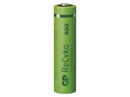 Baterie AAA (R03) nabíjecí 1,2V/650mAh GP Recyko 2ks