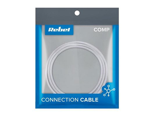 Kabel REBEL RB-6000-100-W USB/Micro USB 1m White