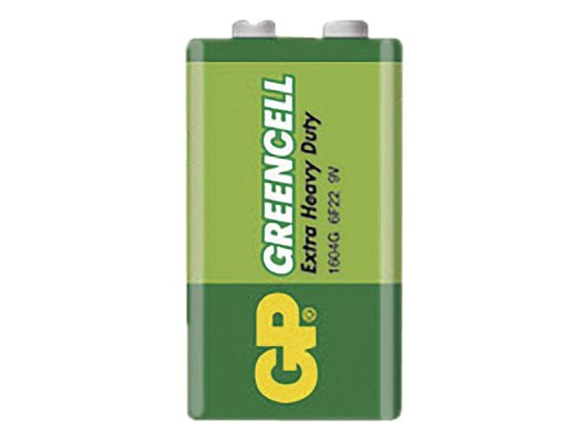 Baterie 6F22 (9V) Zn-Cl GP Greencell