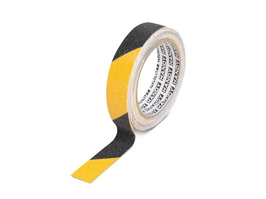 Páska protiskluzová 25mm x 5m HANDY 11087B žlutá-černá