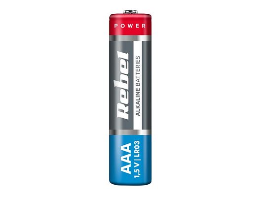 Baterie AAA LR03 alkalická REBEL Alkaline Power 4ks / blistr BAT0060B