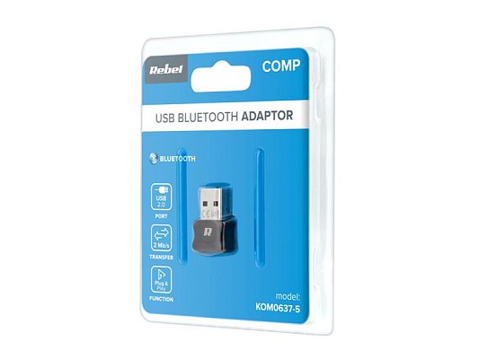Adaptér Bluetooth REBEL KOM0637-5