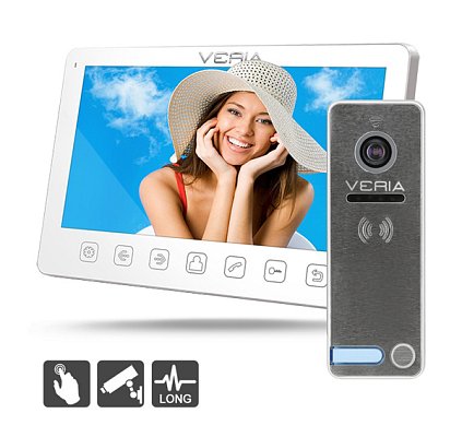 Videotelefon VERIA 7070B bílý + VERIA 230