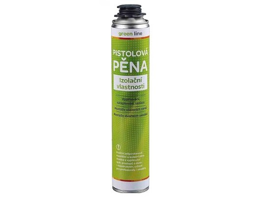 Pěna DEN BRAVEN Green Line montážní pistolová 750ml