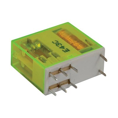 Elektromagnetické relé s DC cívkou 12V/8A