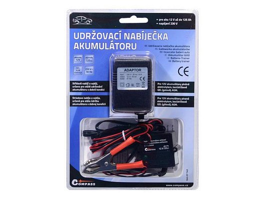 Nabíječka akumulátorů udržovací COMPASS 07143 12V 260mA