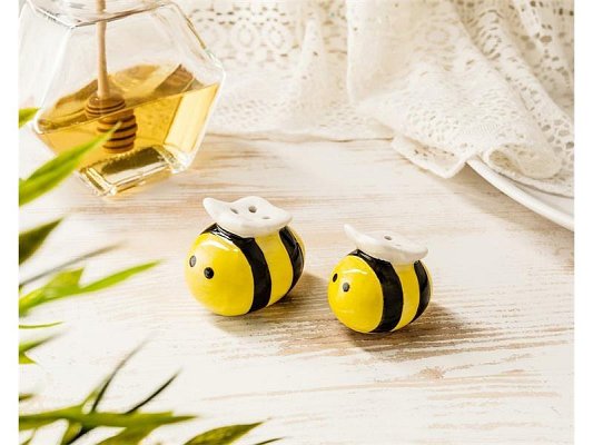 Sada kořenek GADGET MASTER Honeybee Salt & Pepper Shakers