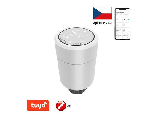 Smart termostatická hlavice IMMAX NEO 07732L ZigBee Tuya