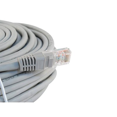 Patch kabel UTP RJ45-RJ45, CAT5E, 30m šedý