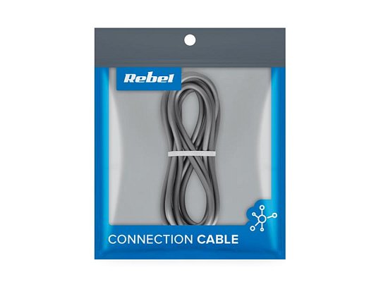 Kabel REBEL RB-6010-200-B USB 3.0/micro USB 0,2m Black