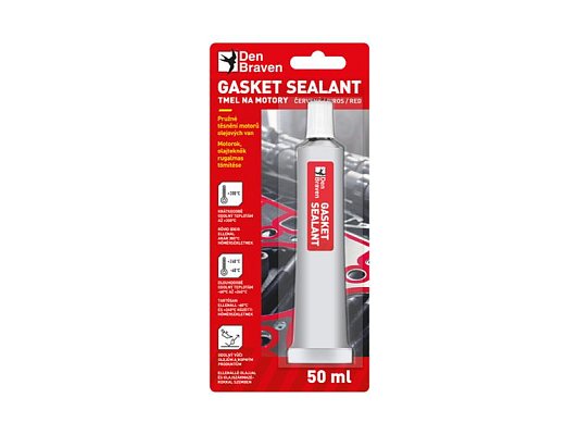 Gasket sealant DEN BRAVEN červený 50ml