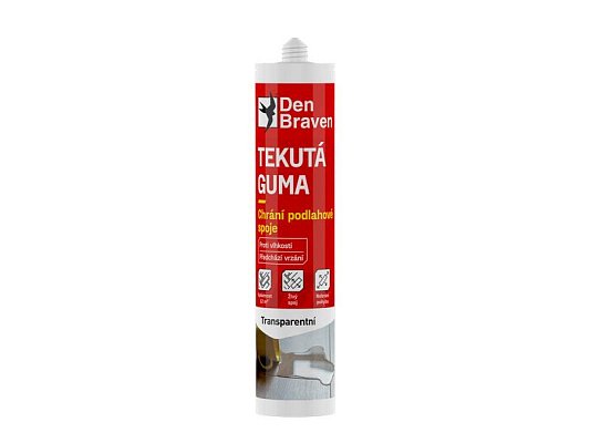 Tekutá guma DEN BRAVEN transparentní 280ml