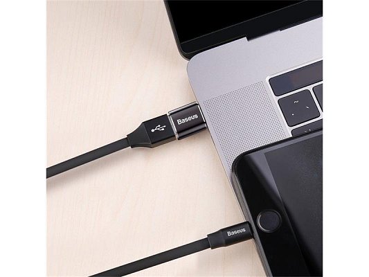 Redukce USB-C - USB BASEUS CATOTG-01 Black