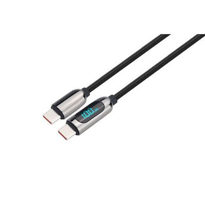 Kabel SOLIGHT SSC1801 USB-C/USB-C 1m Black