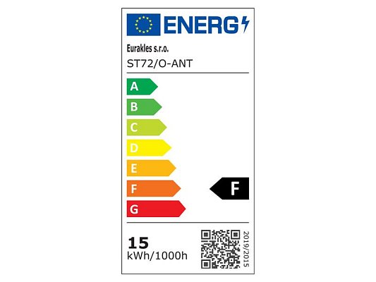 Svítidlo venkovní PIR EURAKLES ST72/O-ANT Darja 15W