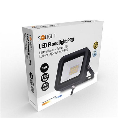 LED reflektor SOLIGHT WM-30W-L Pro 30W