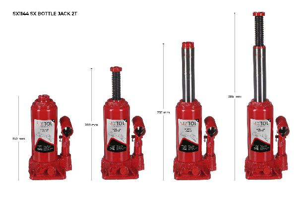 Hydraulický zvedák panenka SX BOTTLE JACK 2T SIXTOL