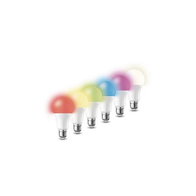 LED SMART WIFI žárovka, klasický tvar, 10W, E27, RGB, 270°, 900lm