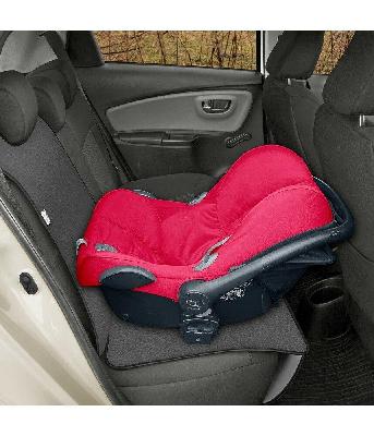 Ochranná podložka pod autosedačku pro přepravu dětí JUNIOR Artificial Leather šedá SIXTOL