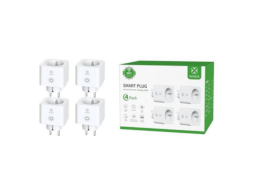 Smart sada zásuvek WOOX R6113/4pack WiFi Tuya