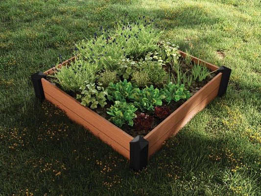 Vyvýšený záhon KETER Vista Modular Garden Bed Brown