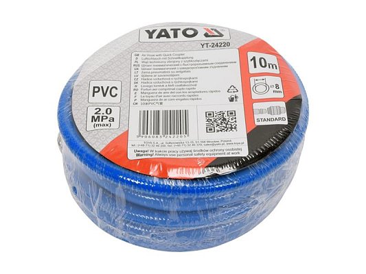 Hadice vzduchová PVC YATO YT-24220 10m