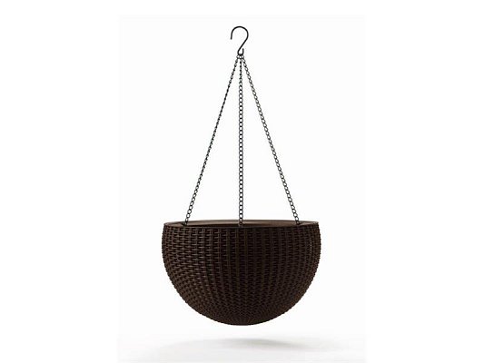 Květináč KETER Hanging Sphere Brown