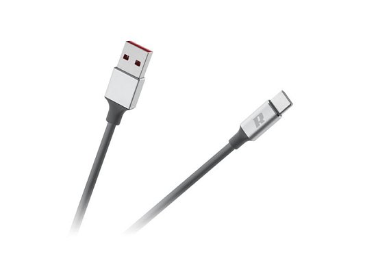 Kabel REBEL RB-6011-100-B USB 3.0/USB-C 1m Black