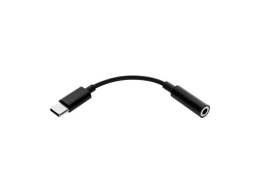 Adaptér USB-C na JACK 3,5mm (pro poslech hudby) REBEL RB-6006-16-B