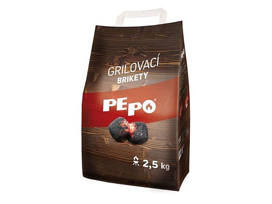 Brikety grilovací PE-PO 2,5kg