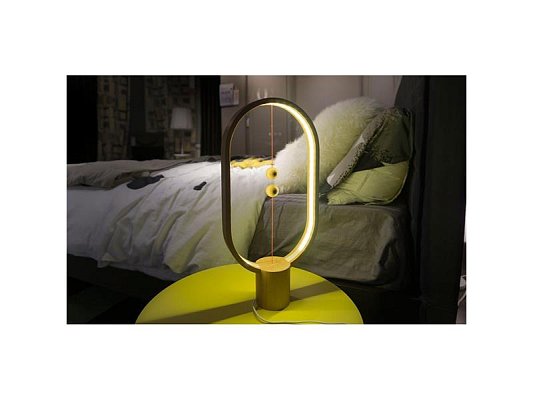 Lampa stolní ALLOCACOC Heng Balance Lamp Ellipse Plastic DH0075WT