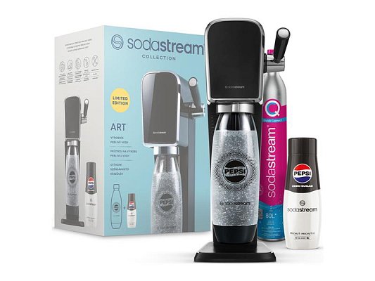 SodaStream sada Art Black Pepsi Zero Megapack