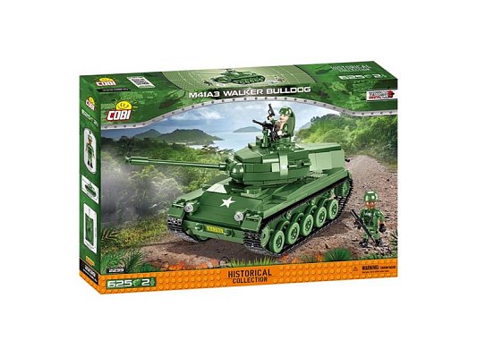 Stavebnice COBI 2239 M41A3 Walker Bulldog 625 k 2 f