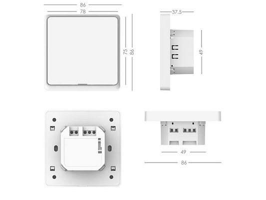 Smart vypínač osvětlení IMMAX NEO 07512L WiFi Tuya