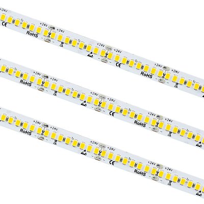 Led pásek 240LED/metr; teplá bílá; 22W/m; IP20; 1m; 3000K; 12V