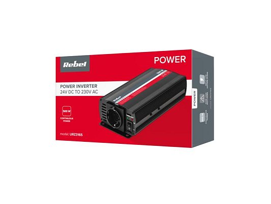 Měnič napětí REBEL URZ3165 24V/230V 500W