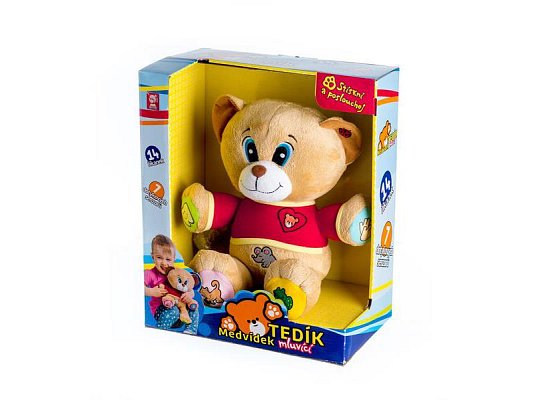 Dětský plyšový medvídek TEDDIES Tedík 30cm česky mluvící