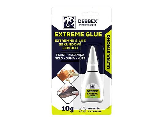 Lepidlo vteřinové DEBBEX EXTREME GLUE 10g