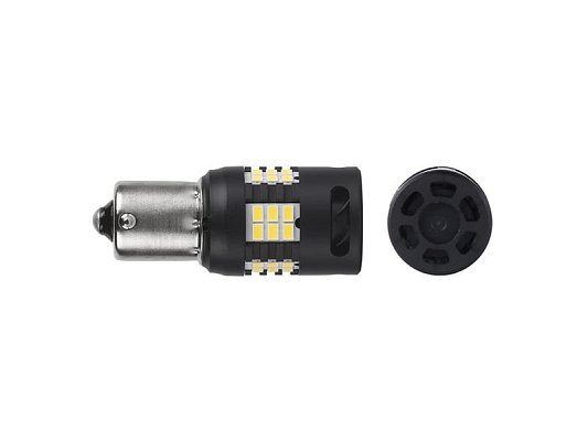 Autožárovka LED BA15S 12V CARCLEVER 30LED 3020SMD bílá 2ks